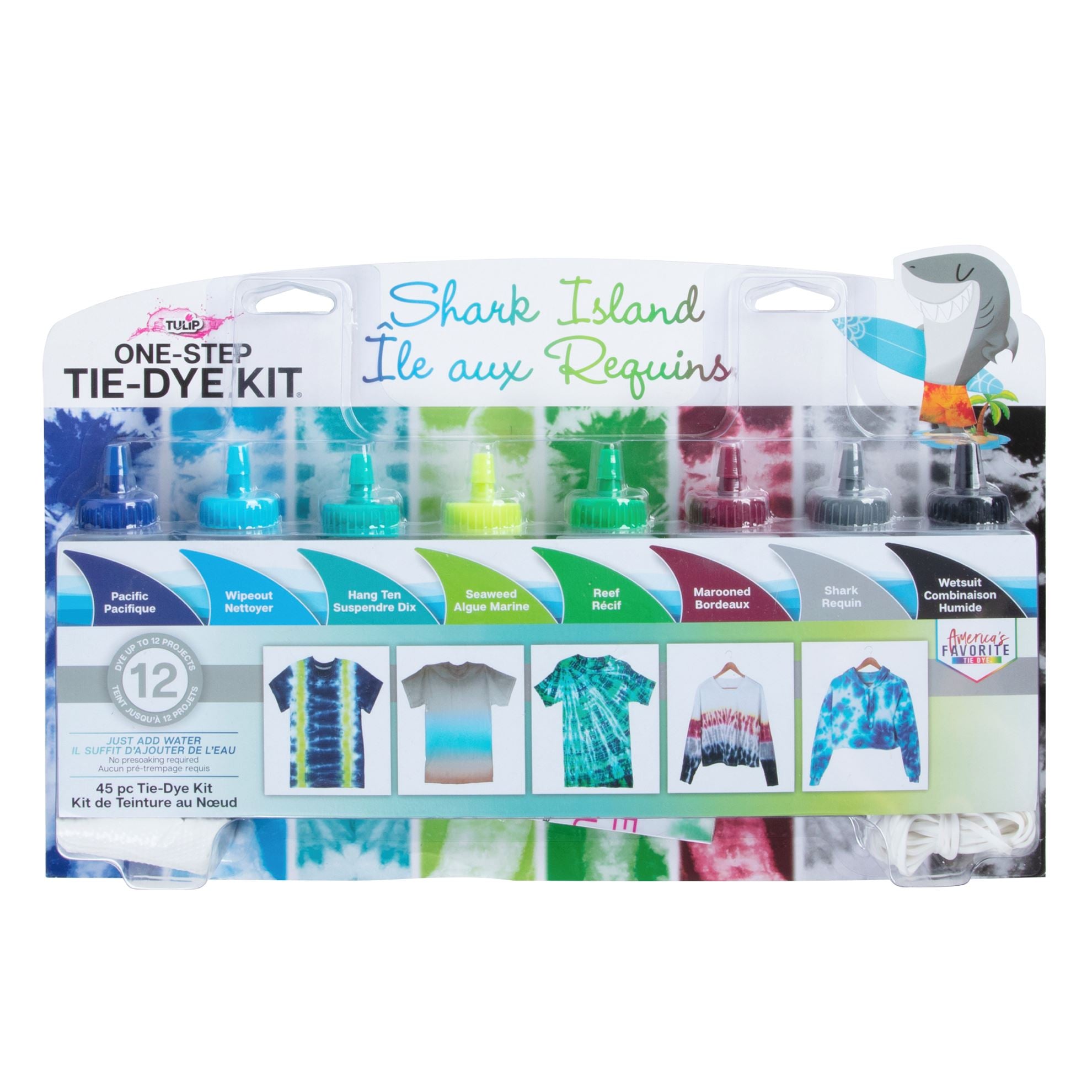 Picture of 40972 Tulip Shark Island 8-Color Tie-Dye Kit