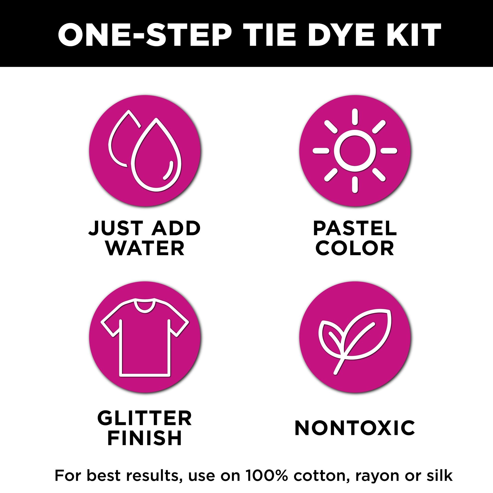 Picture of 49771 Tulip Glitter 12-Color One-Step Tie-Dye Kit