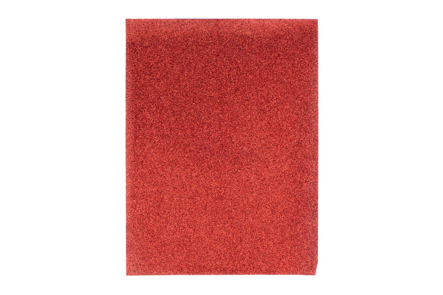 Picture of 32476 Iron-On Transfer Red Glitter Sheet