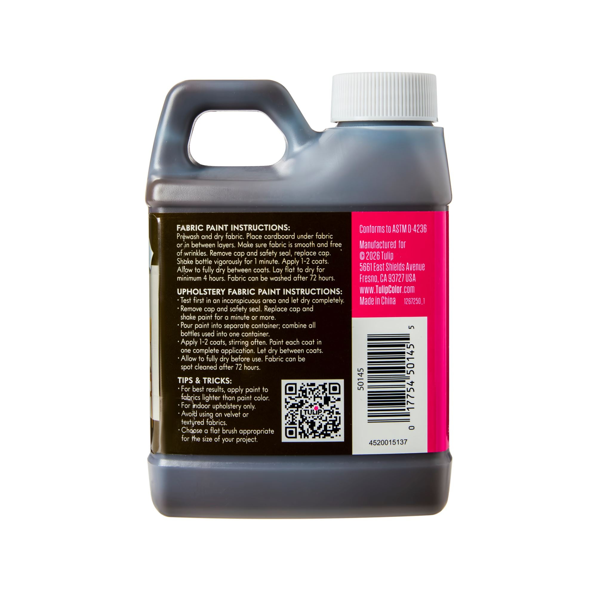 Picture of 50145                               TULIP UPHOLSTERY FABRIC PAINT BROWN               