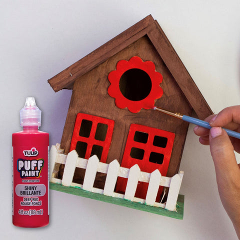 Picture of 41402 Tulip Dimensional Fabric Paint Slick Deep Red 4 oz.