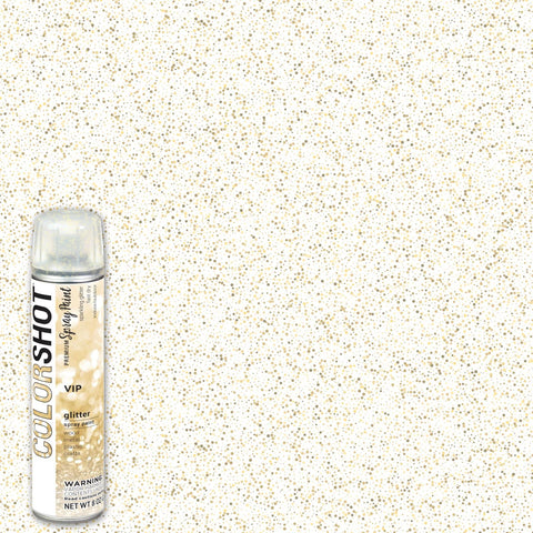 Vip Spray Gold COLORSHOT Glitter Spray Paint VIP (Gold) 8 oz. – Tulip Color Crafts