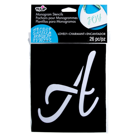 Picture of 33714 Monogram Stencils Lovely 26 Pack