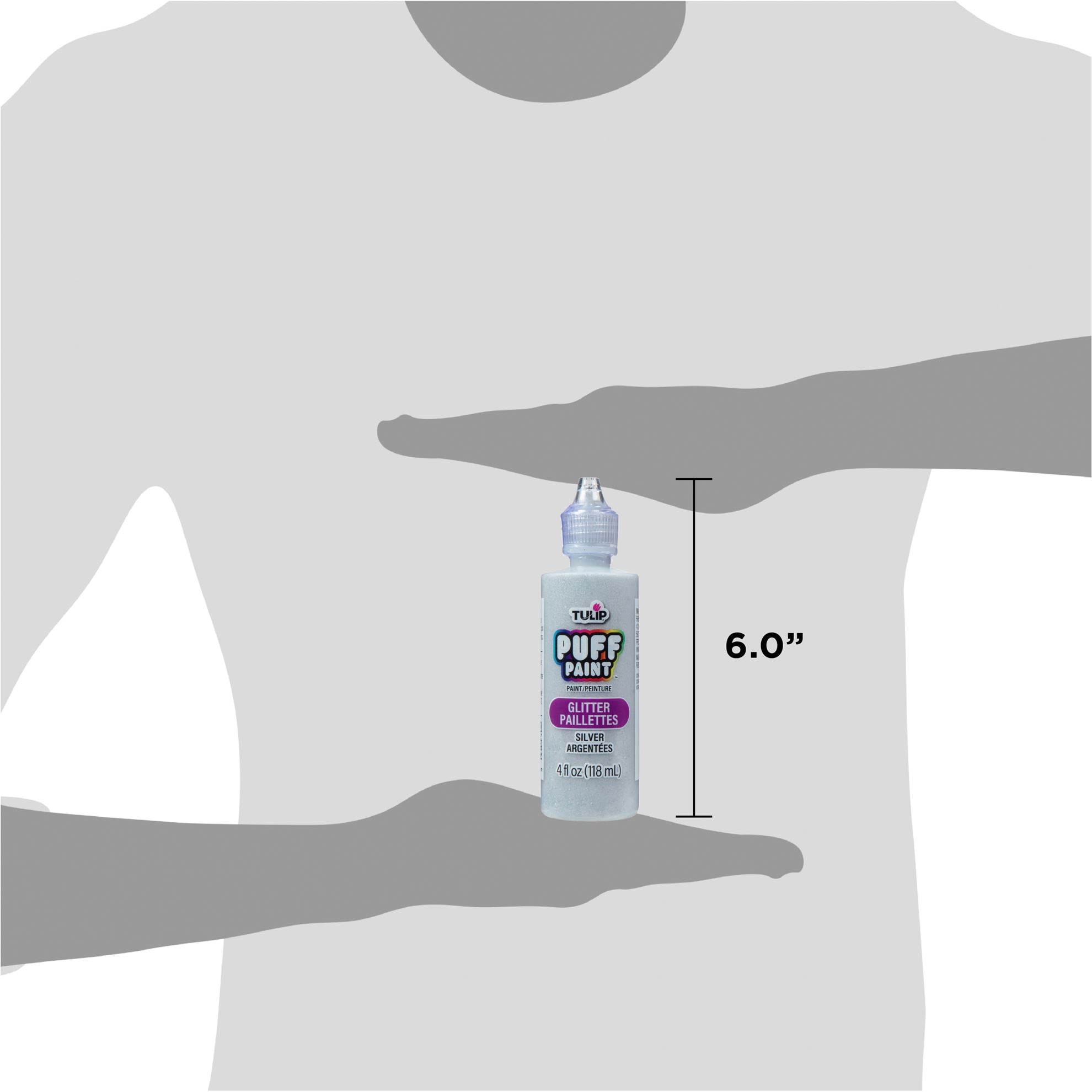 Picture of 41302 Tulip Dimensional Fabric Paint Glitter Silver 4 fl. oz.