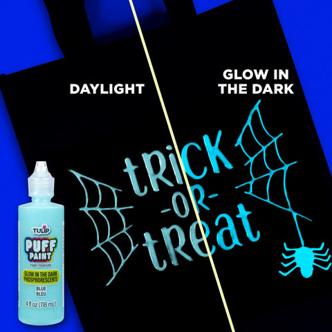 Picture of 29022 Tulip Dimensional Fabric Paint Glow Blue 4 oz.