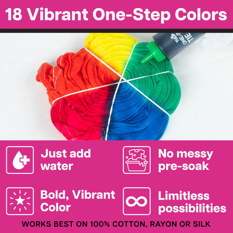 Picture of 32378 Tulip Tie-Dye Party 18-Color Tie-Dye Kit