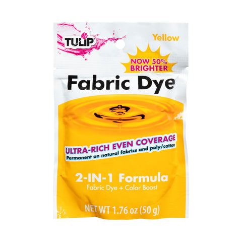 Tulip Fabric Dye 2-IN-1 Formula Yellow