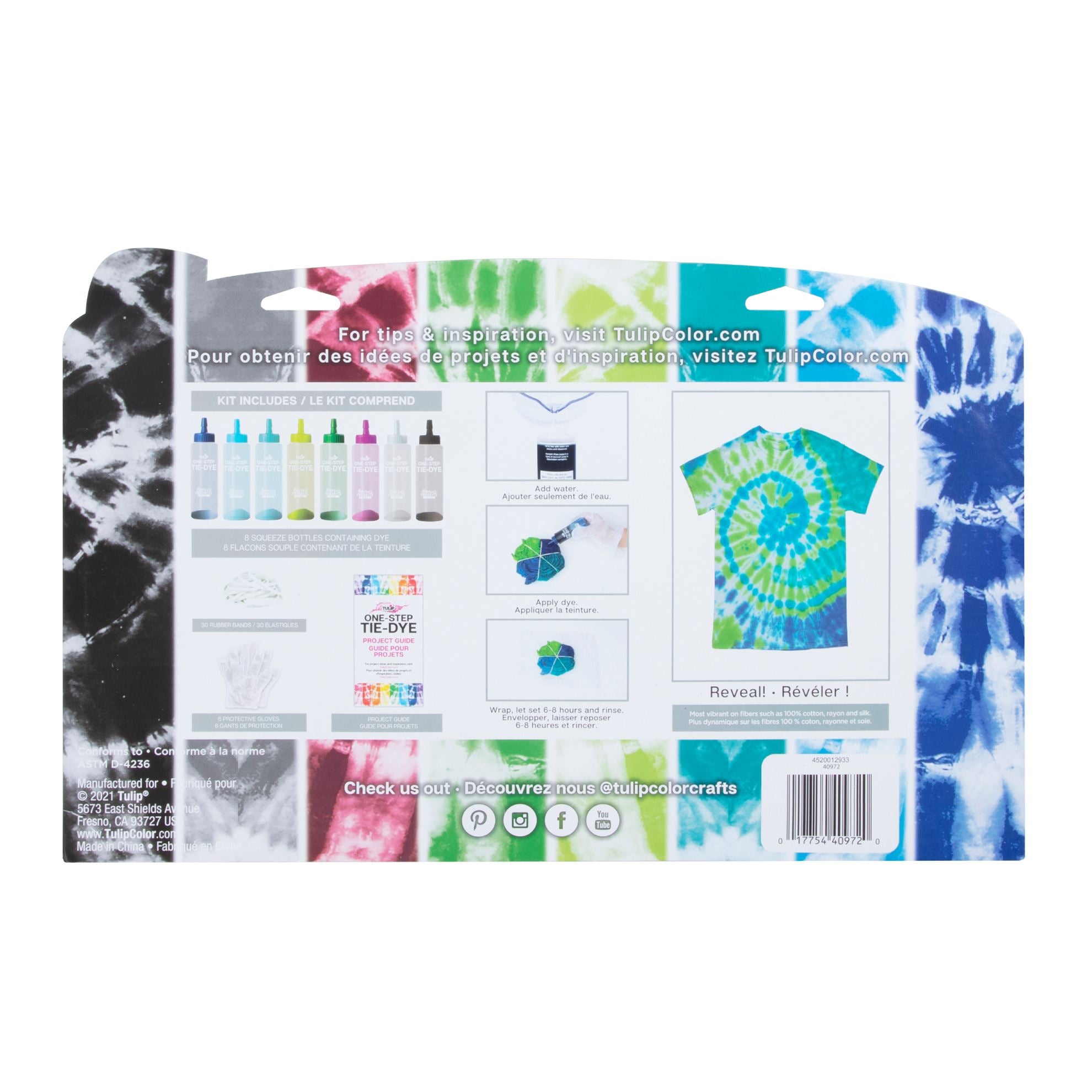 Picture of 40972 Tulip Shark Island 8-Color Tie-Dye Kit