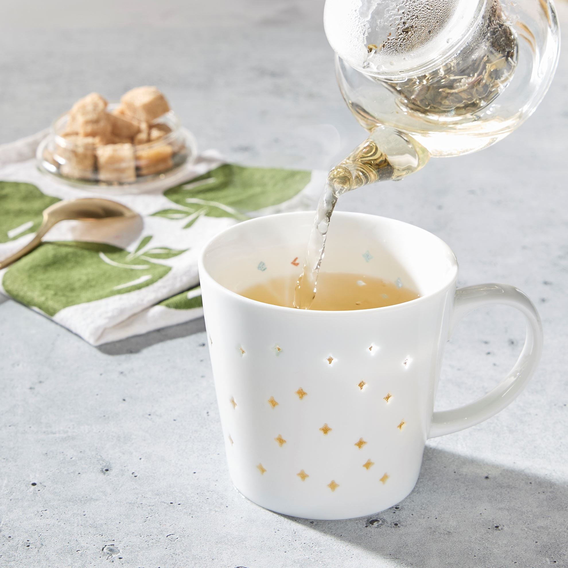 Picture of 50351 Tulip Transparent Mugs Diamonds 2 Pack