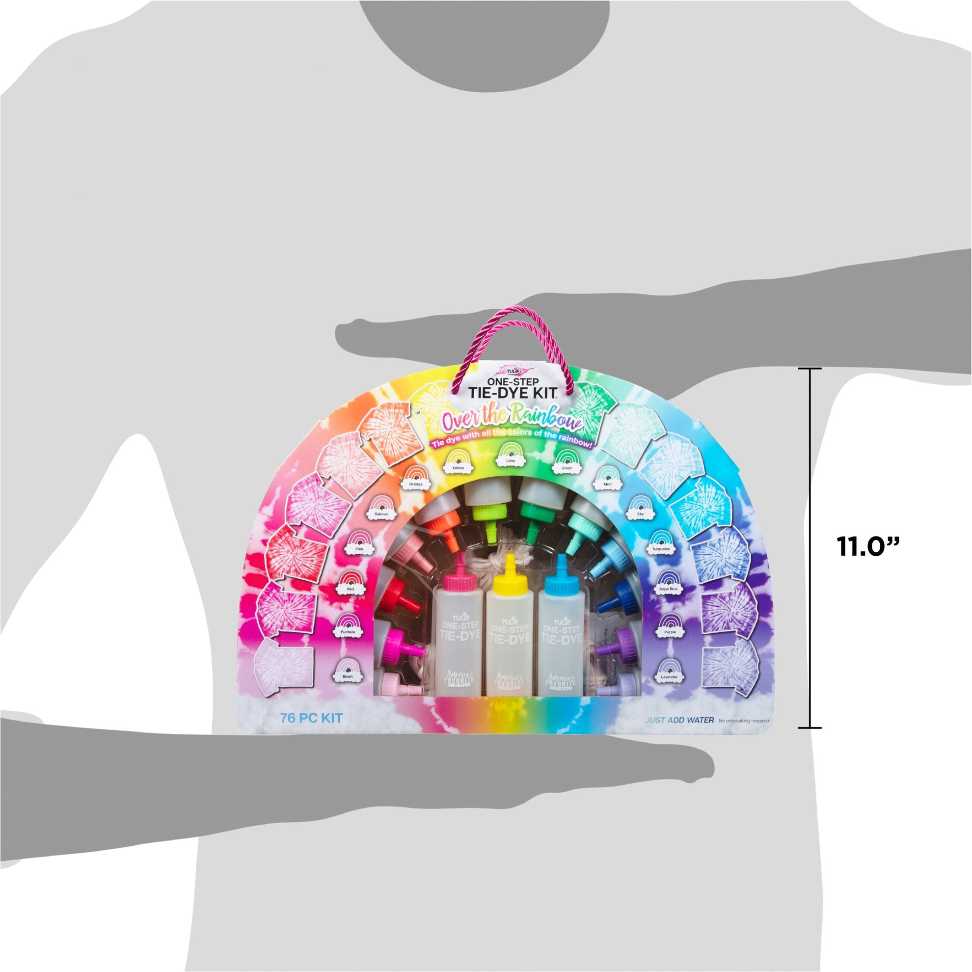 Tulip Block Party Tie-Dye Kit - 8 Color Rainbow XL Dye Bottles