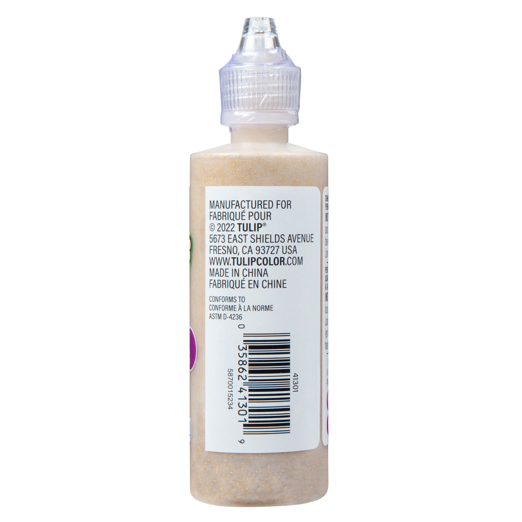 Picture of 48829                               TULIP DIMENSIONAL FABRIC PAINT 3PK GLITTER GOLD   