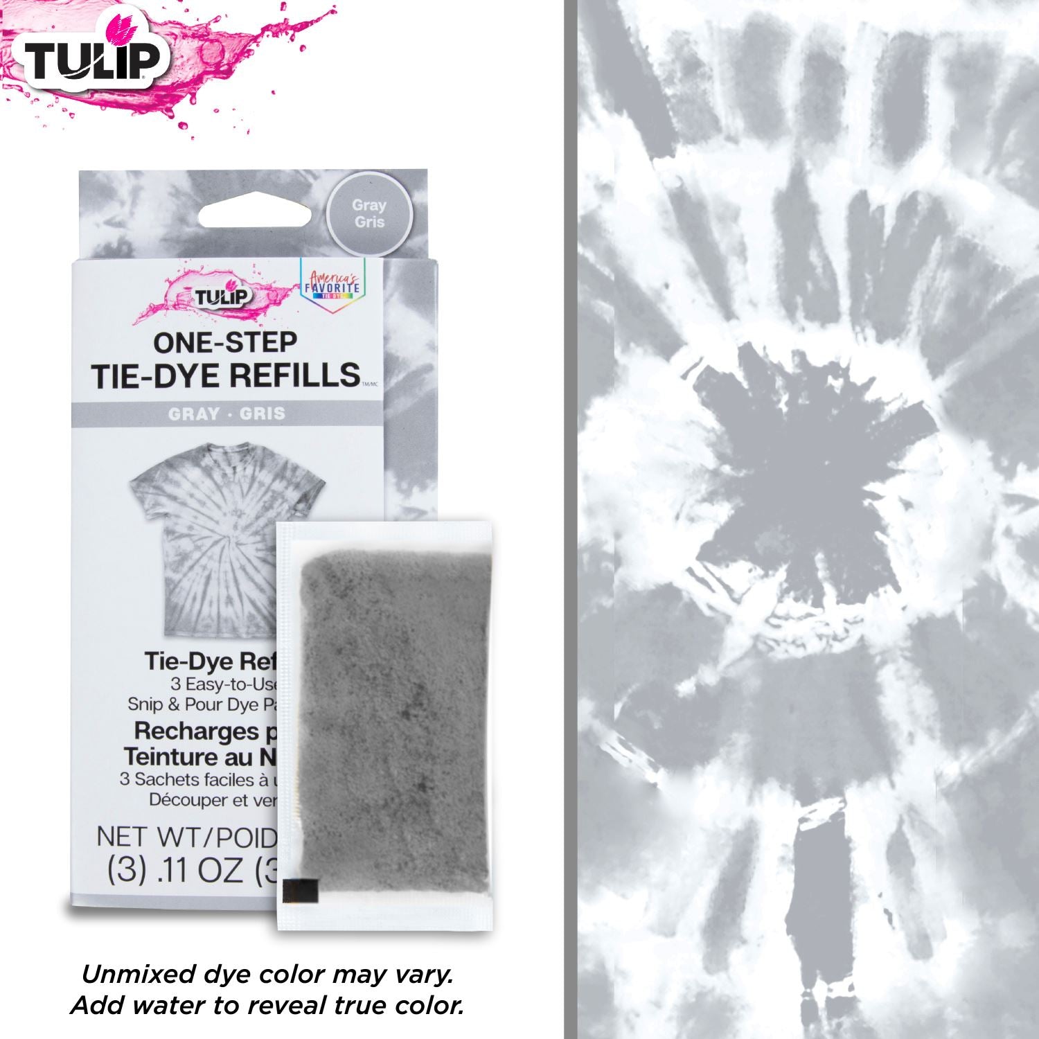 Picture of 47325 One-Step Tie-Dye Refills Gray