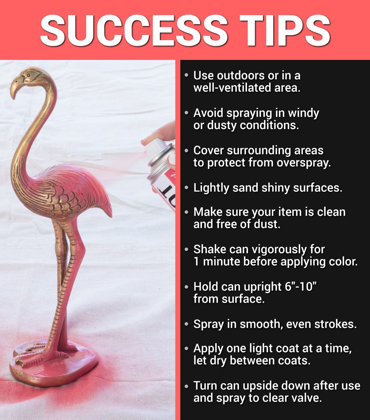 Picture of 48279 COLORSHOT Gloss Spray Paint Summer Pedicure (Coral) 10 oz.