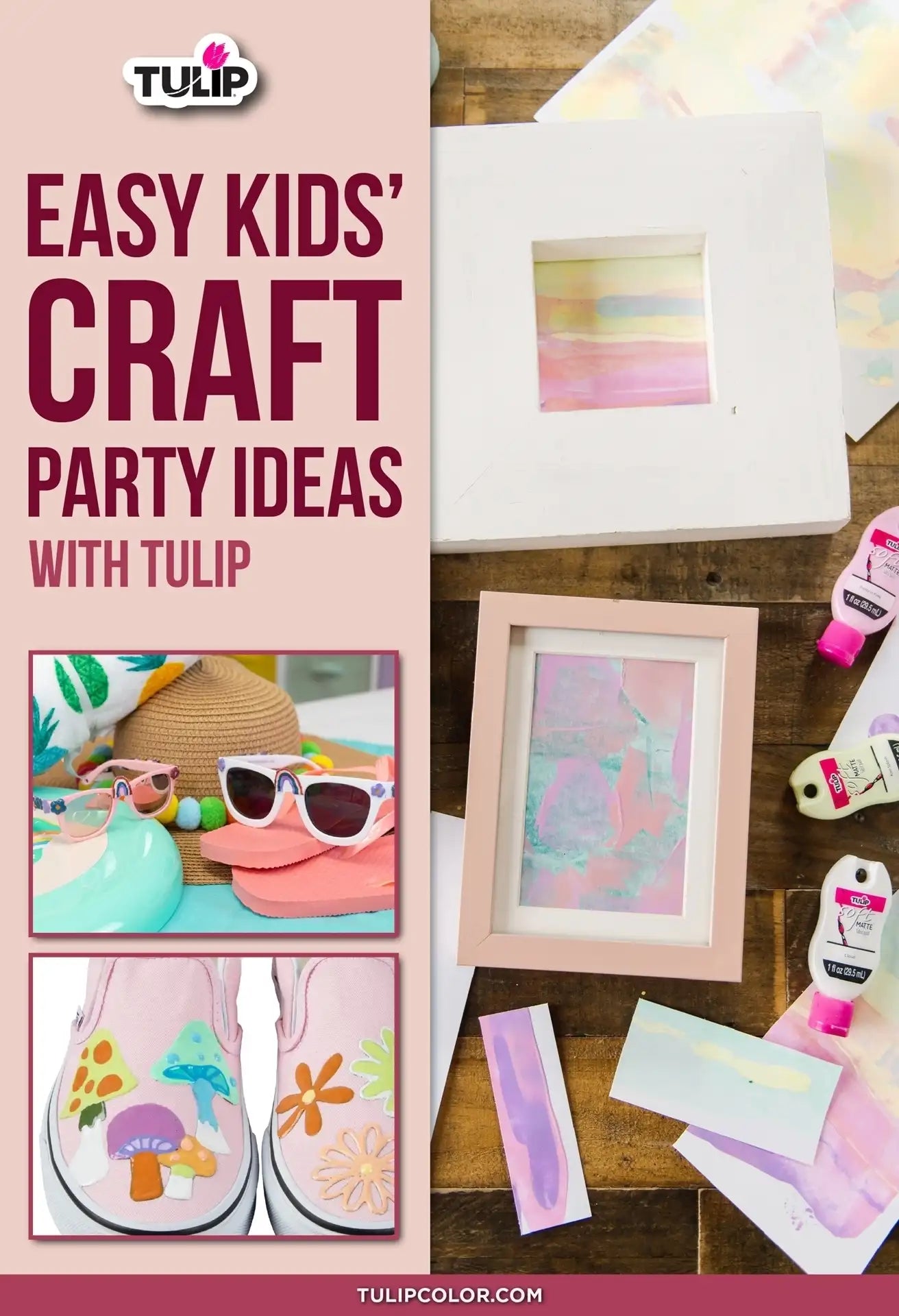 5 Easy Kids’ Craft Party Ideas to Try with Tulip