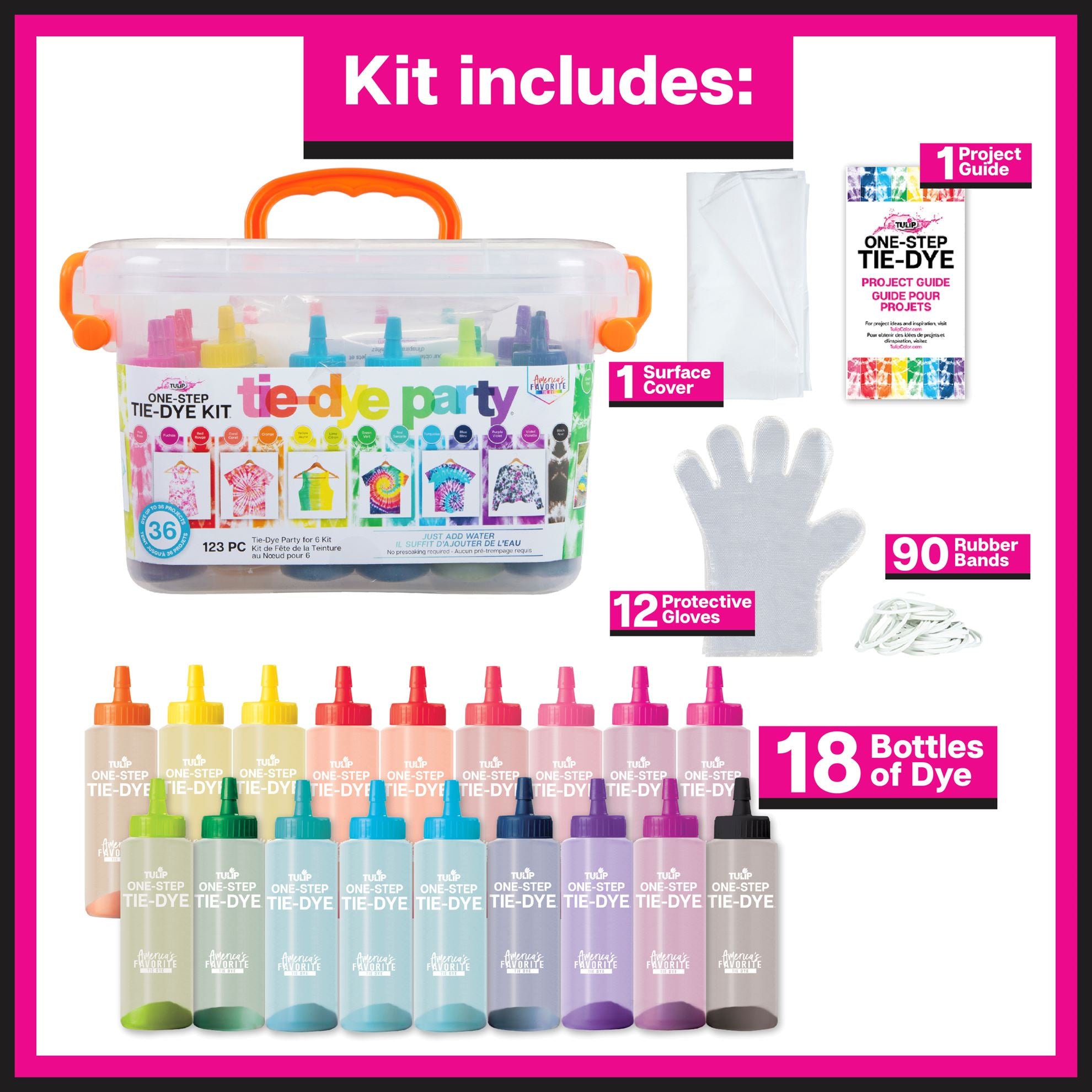 Picture of 34723 Tulip Tie-Dye Party Kit