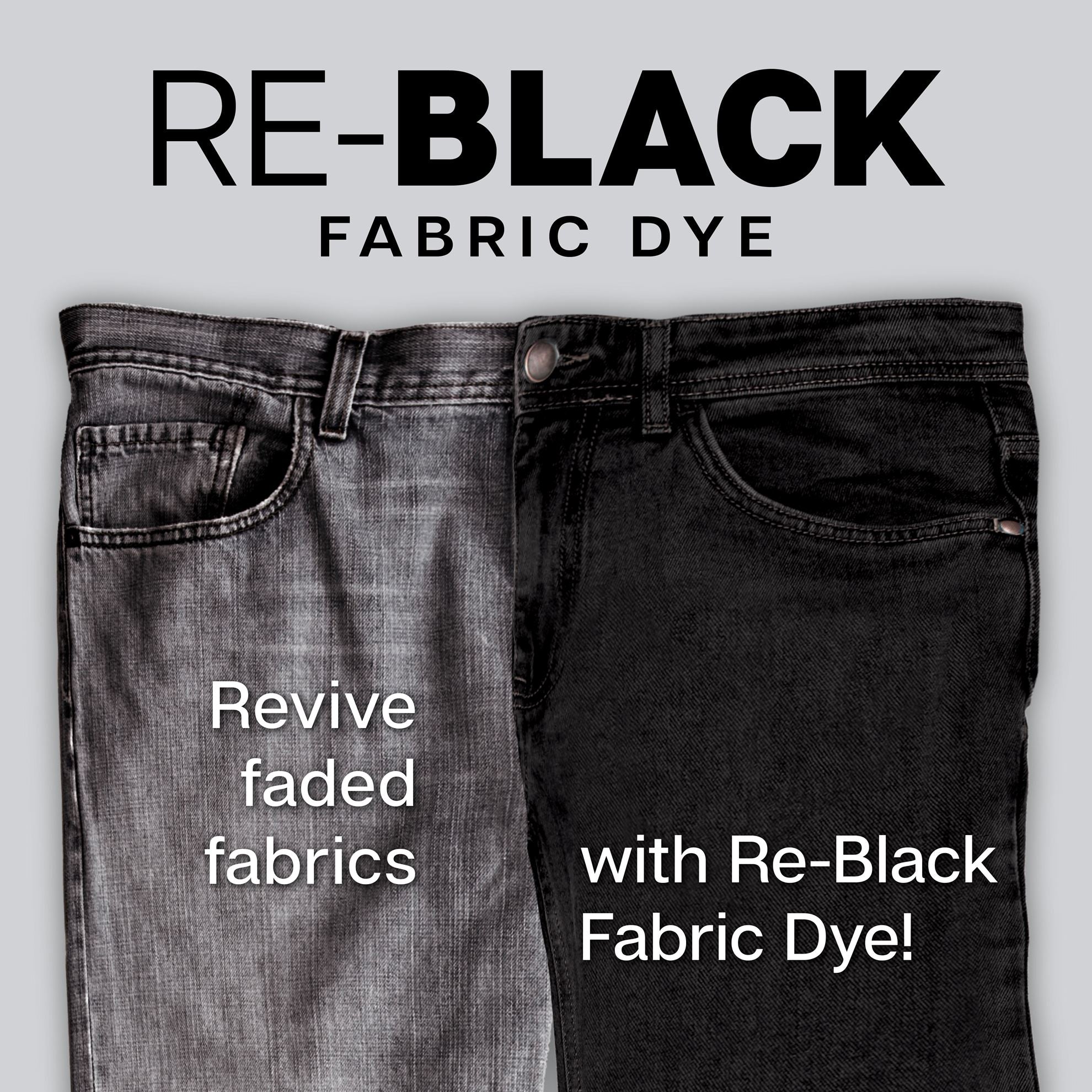 Black Fabric Dye For Jeans Tulip Re-Black Fabric Dye Kit – Tulip