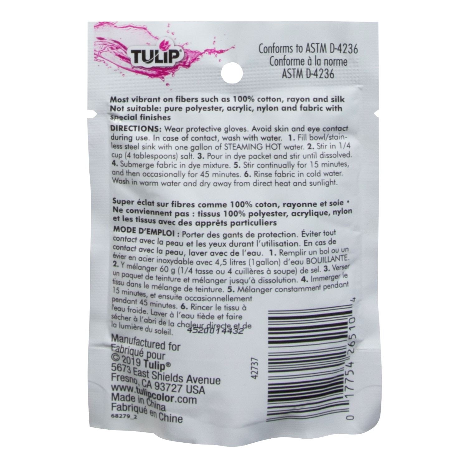 Picture of 42737 Tulip® Permanent Fabric Dye Sunshine