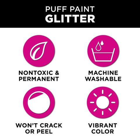 Picture of 49768                               TULIP PUFF PAINT GLITTER 10PK                     