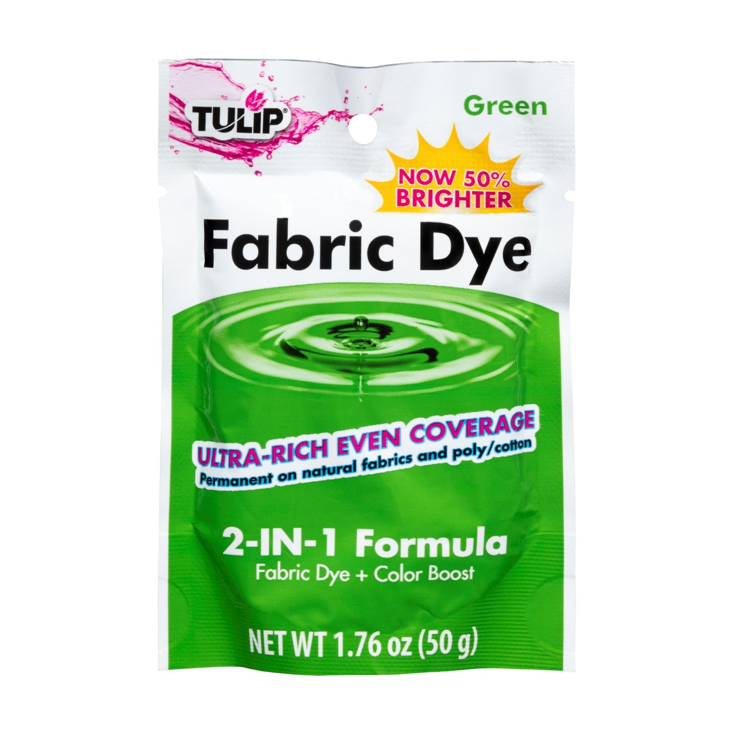 Tulip Fabric Dye 2-IN-1 Formula Green - 1