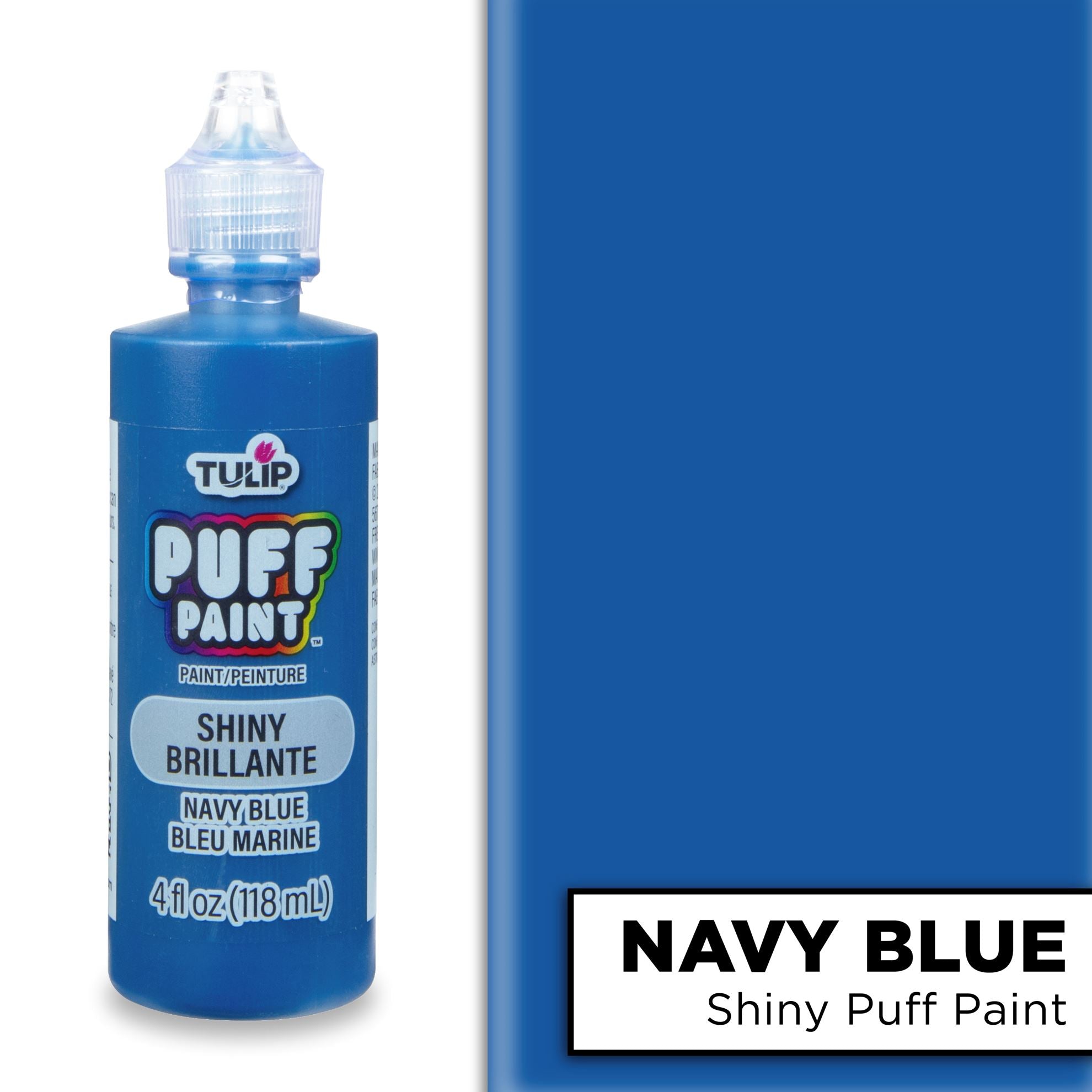 Picture of 41425 Tulip Dimensional Fabric Paint Slick Navy Blue 4 oz.