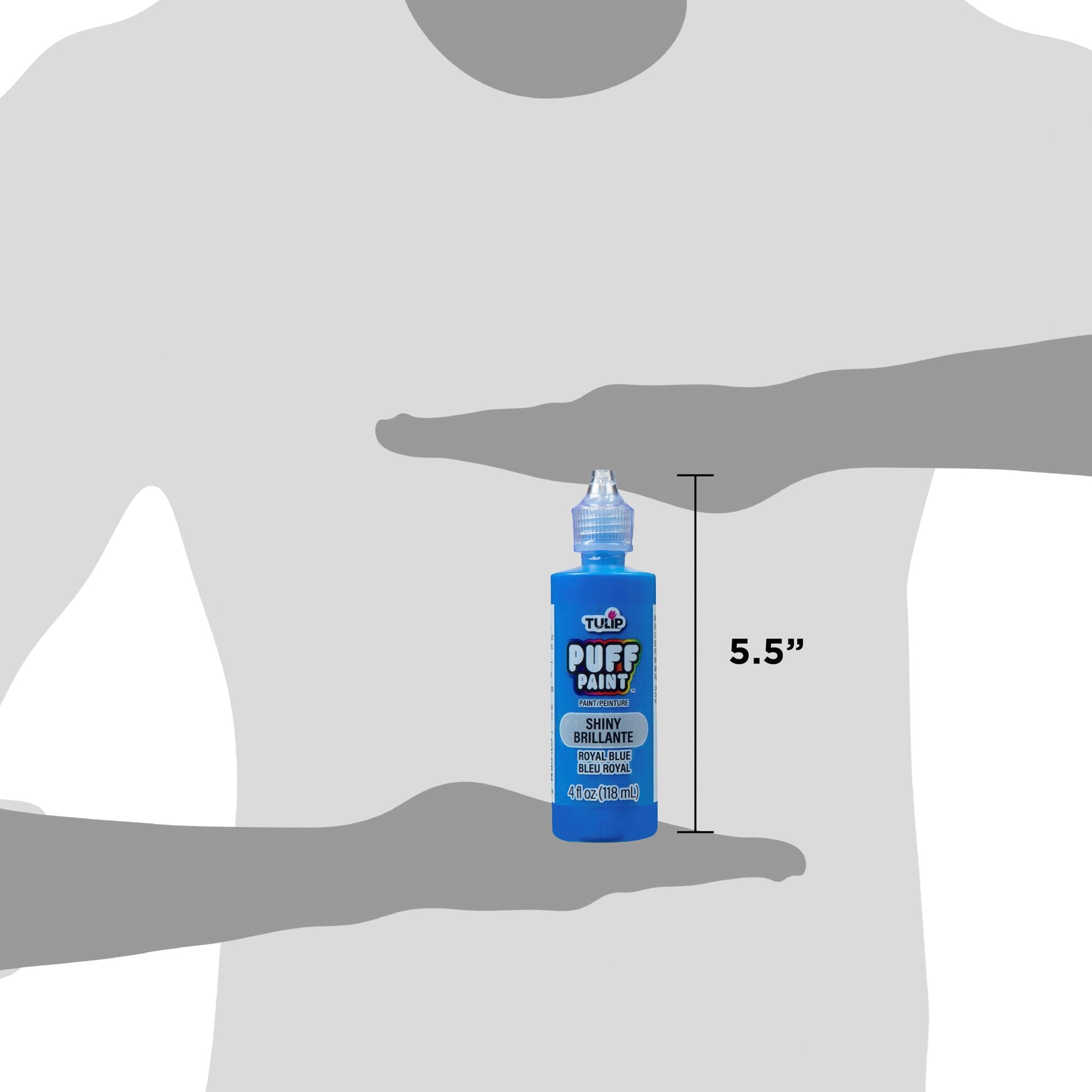 Picture of 37565 Tulip Puff Paint Slick Royal Blue, Multi-Surface Craft Paint, 4 fl. oz. 3 Pack