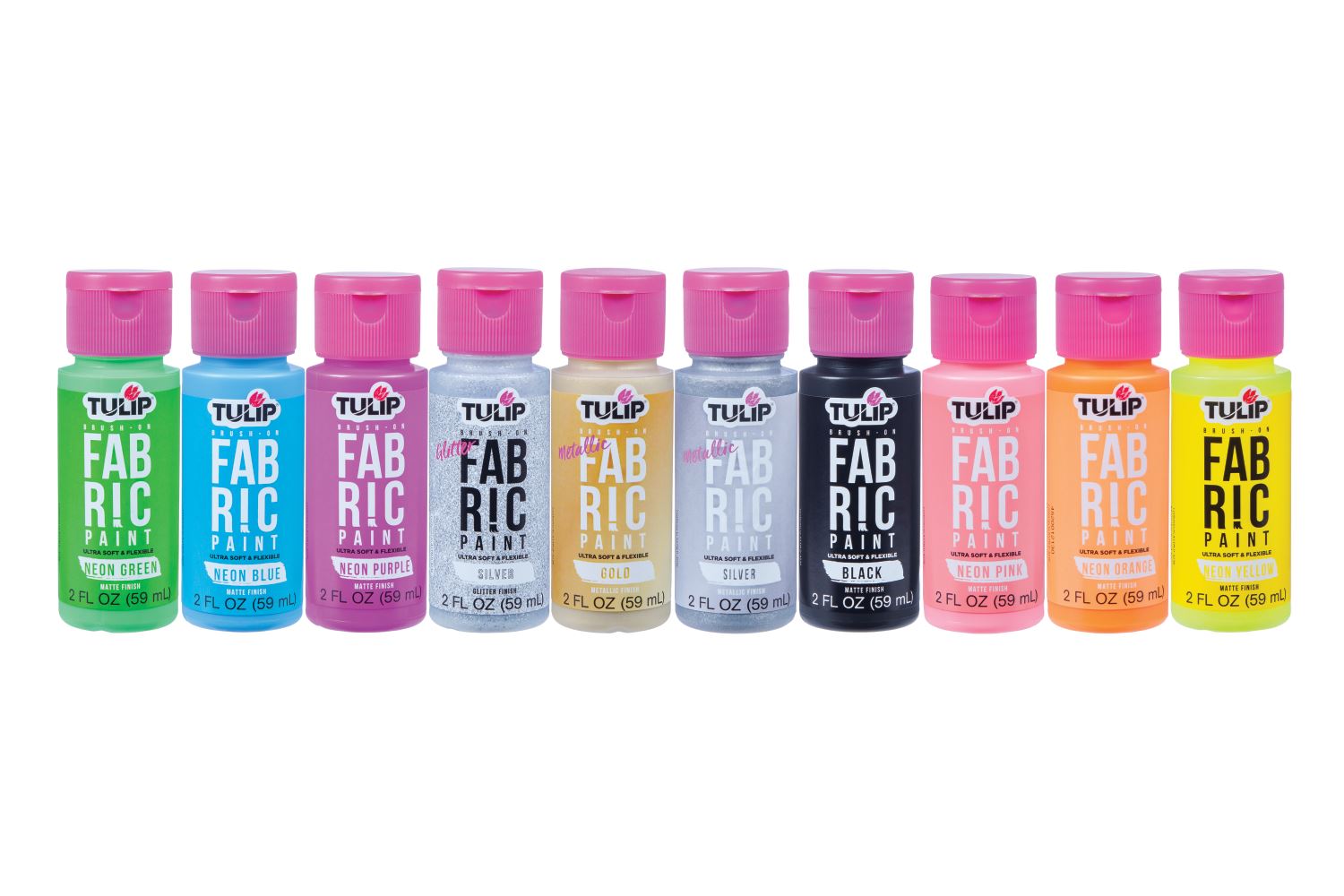 Picture of 39905 Brush-On Fabric Paint Party 10-Pack