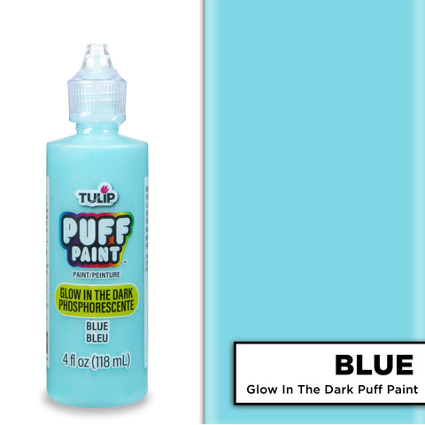 Picture of 29022 Tulip Dimensional Fabric Paint Glow Blue 4 oz.