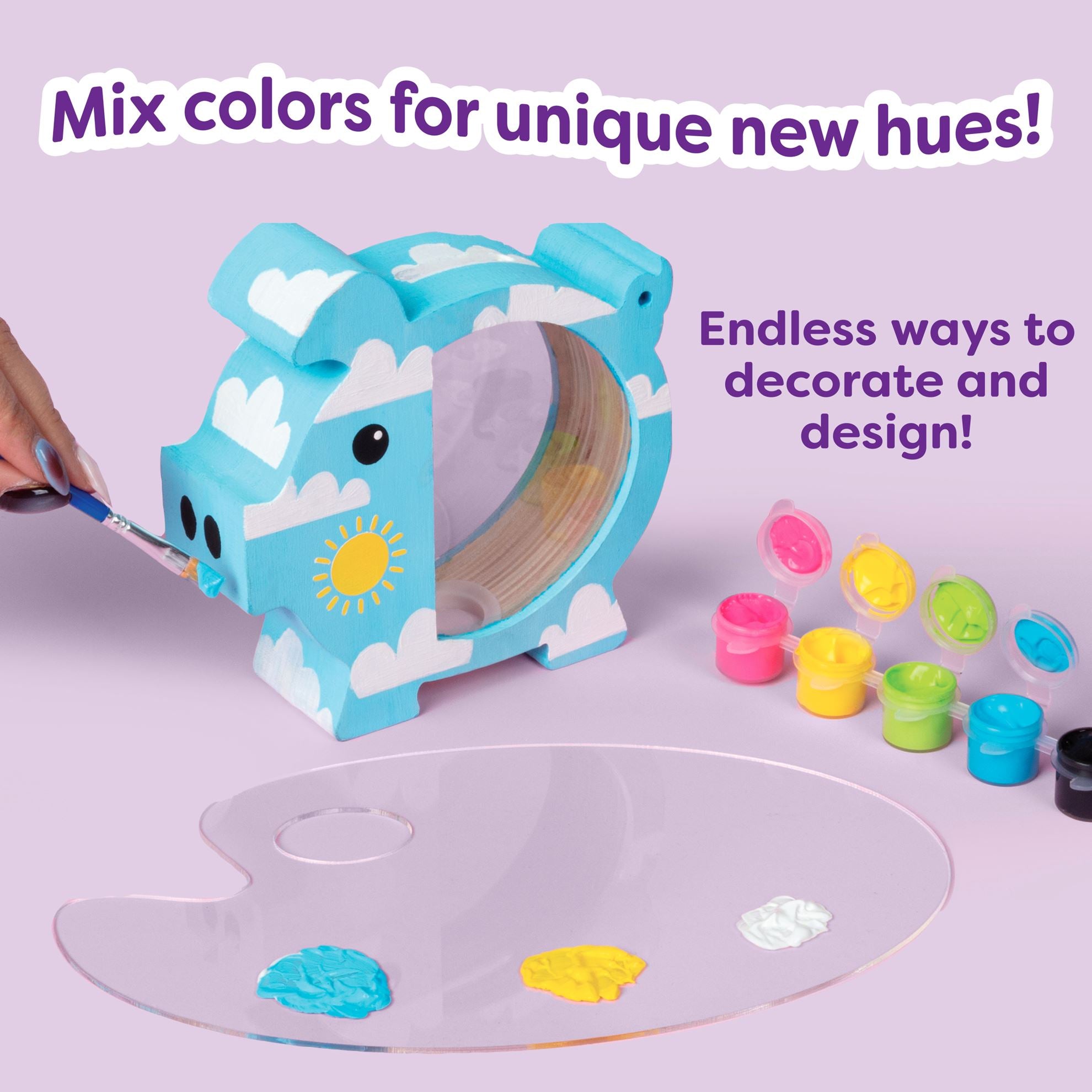 Picture of 49644 Tulip Wood Bank 4-Pc. Painting Kit