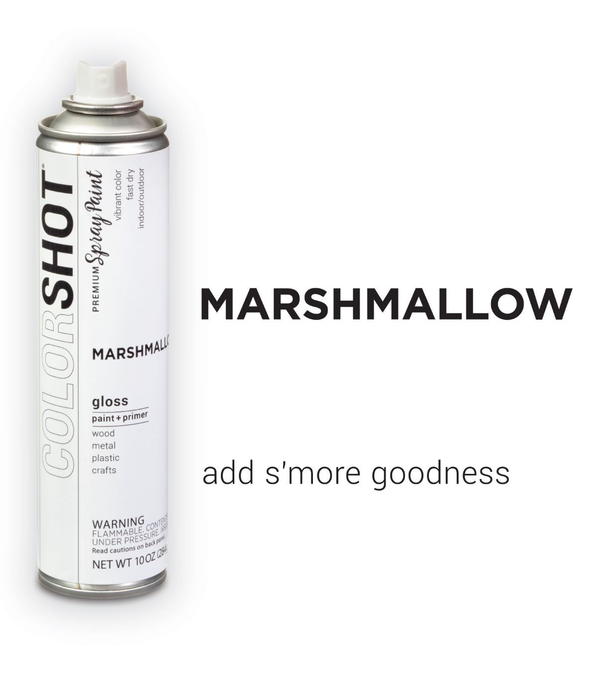 Picture of 48304 COLORSHOT Gloss Spray Paint Marshmallow (White) 10 oz.