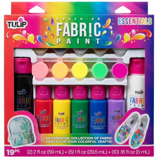 Picture of 48457                               TULIP BRUSH-ON FABRIC PAINT ESSENTIALS KIT        
