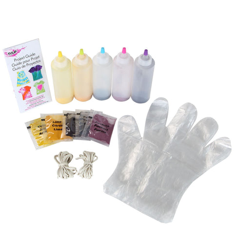 Ultimate 5-Color Tie-Dye Kit Content