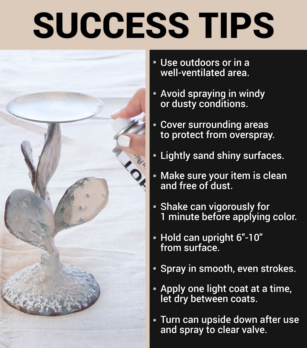 Picture of 48294 COLORSHOT Satin Spray Paint Skinny Dip (Beige) 10 oz.