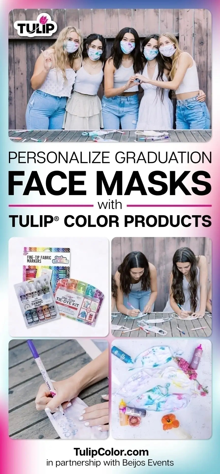 Celebrate Your Grad with Tulip Color Products