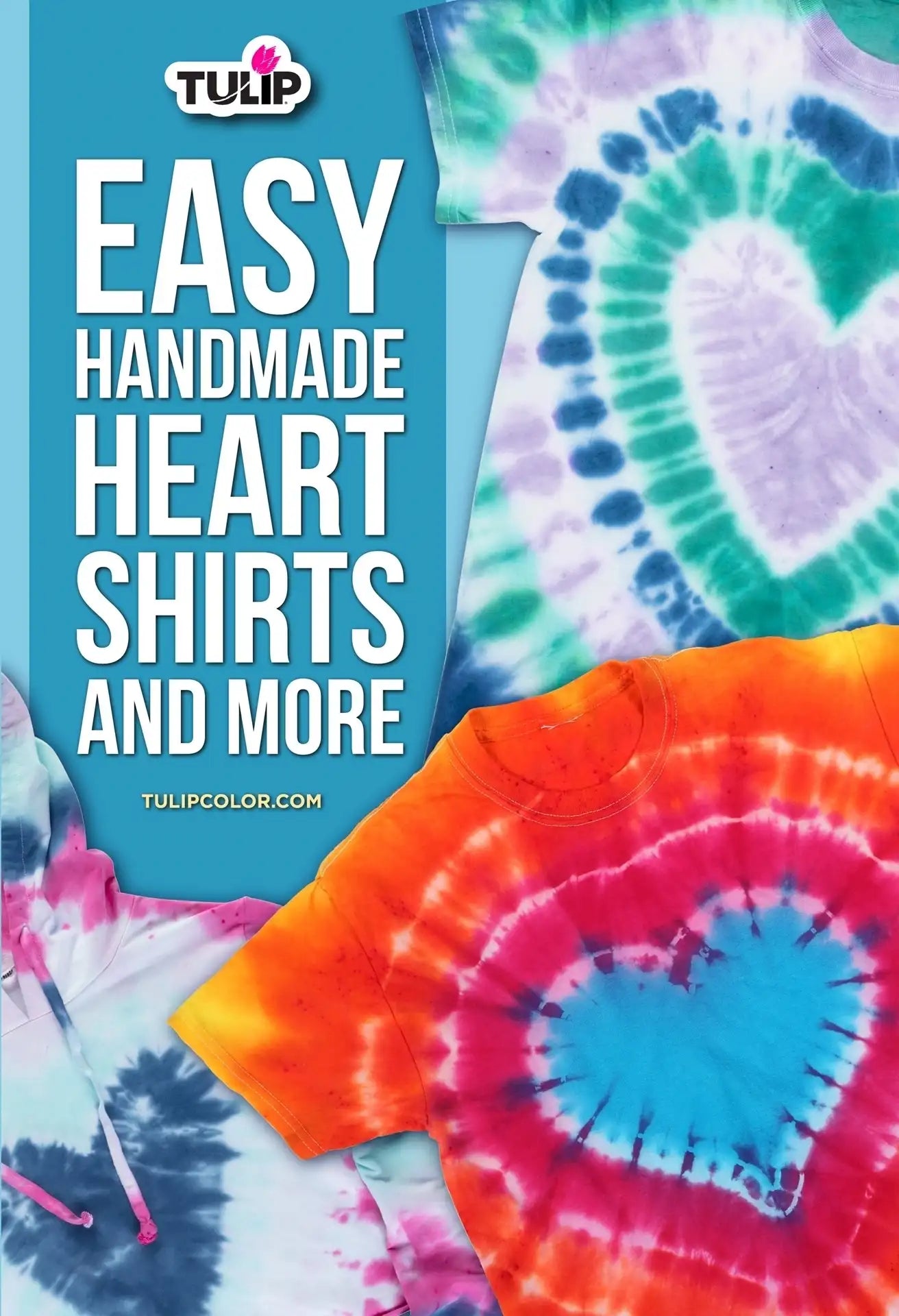 How to Make a Heart Tie Dye Shirt for Valentine's Day - Creative