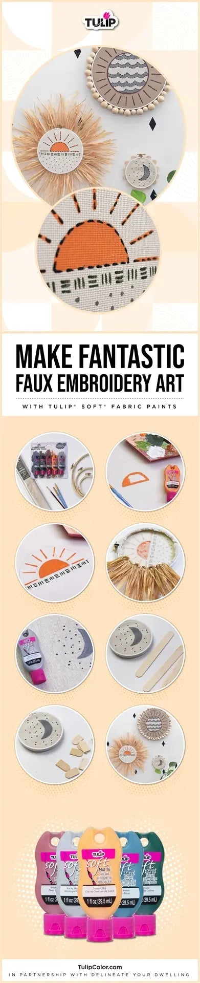 Fabric Paint Faux Embroidery Painting Tutorial