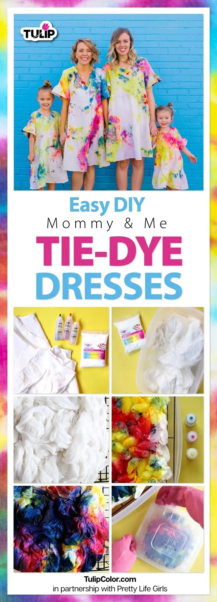 Mommy and Me Tie-Dye Dresses