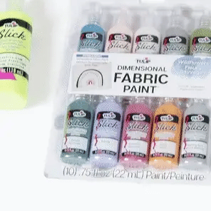 1-oz. Tulip® Scribbles Assorted Colors 3D Fabric Paint - Set of 20