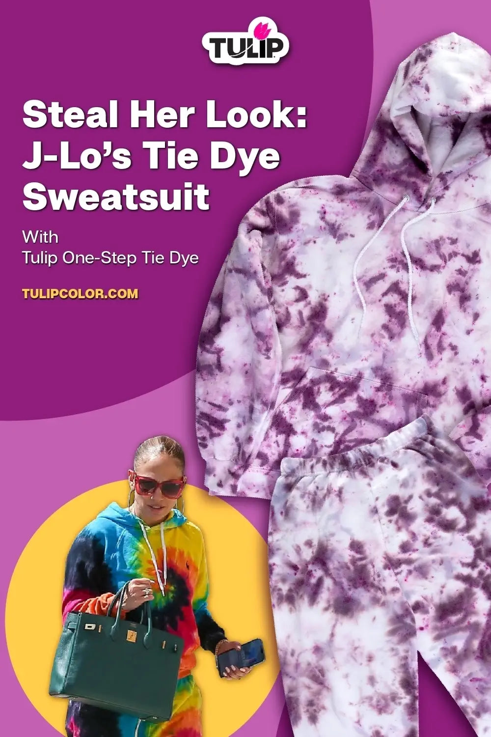 Steal Her Look: J-Lo’s Tie-Dye Sweatsuit