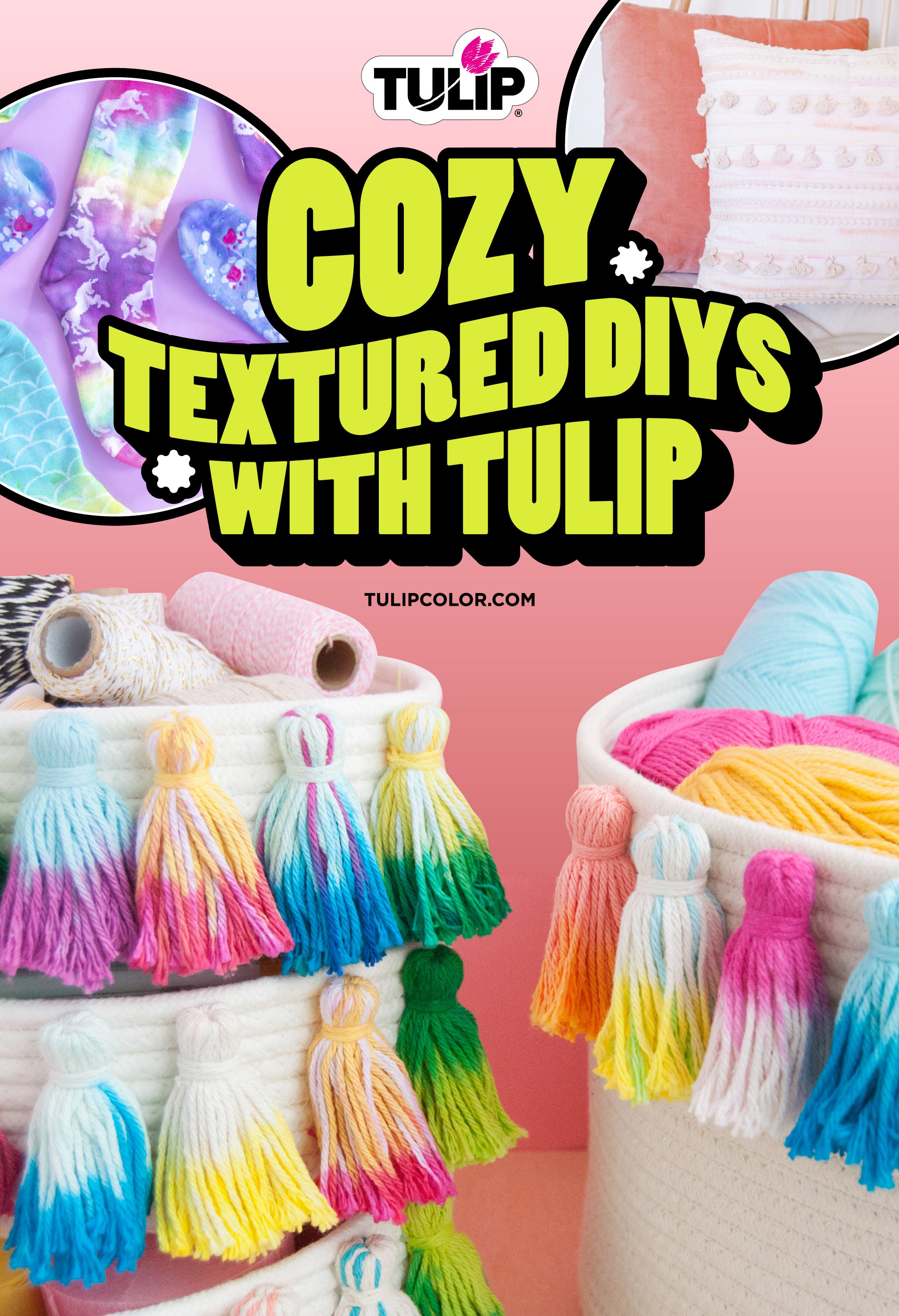 Cozy Textured DIYs with Tulip 