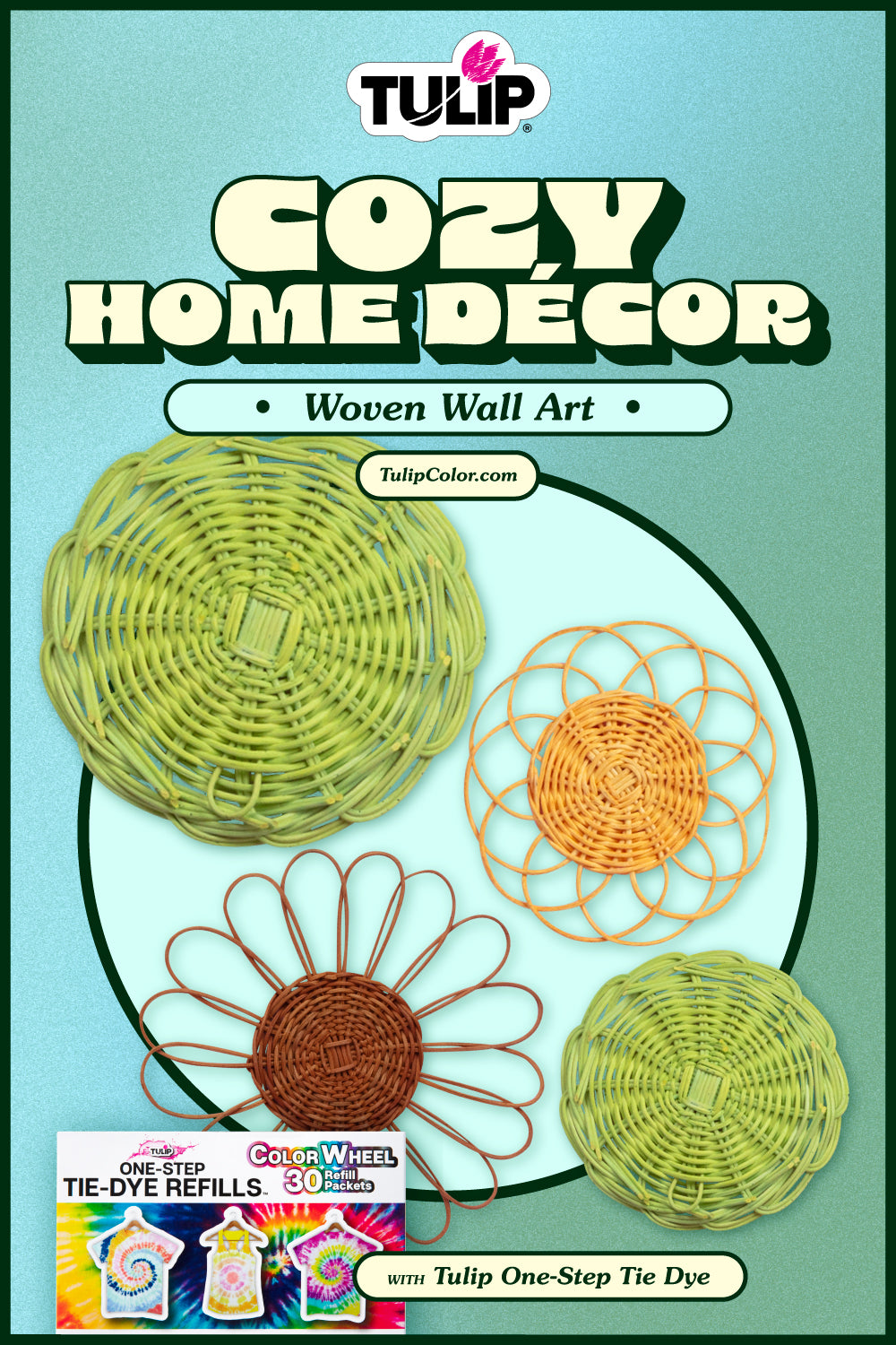 Cozy Home Décor: Woven Wall Art with Tulip One-Step Tie Dye