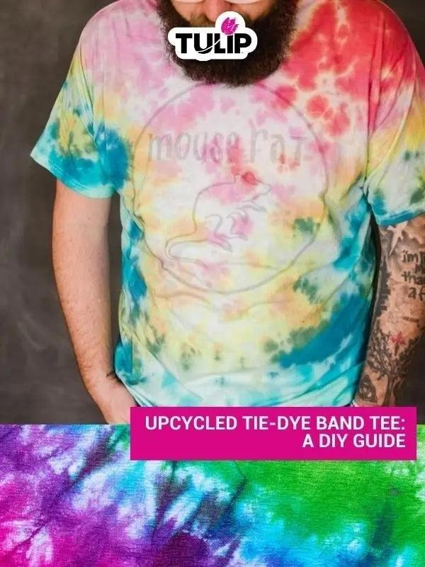 Upcycled Tie-Dye Band Tee: A DIY Guide