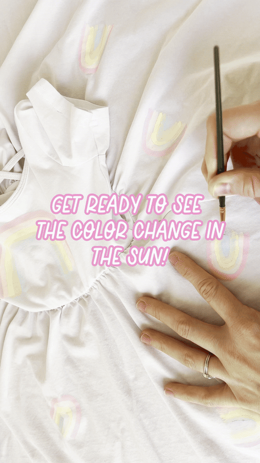 Rainbow Color Change Dress