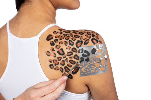 Tulip Body Art® Henna Tattoo Kit application on shoulder 