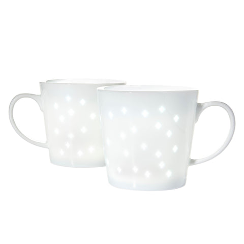 Picture of 50351 Tulip Transparent Mugs Diamonds 2 Pack