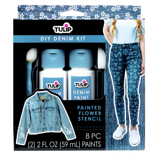 Picture of 48598 Tulip DIY Denim Paint & Stencil Kit