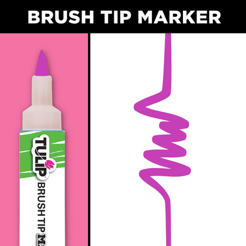 Picture of 31649 Tulip Brush-Tip Fabric Markers Neon 10 Pack