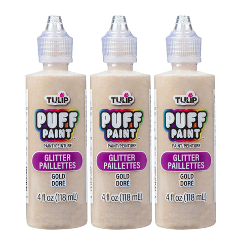 Picture of 48829                               TULIP DIMENSIONAL FABRIC PAINT 3PK GLITTER GOLD   