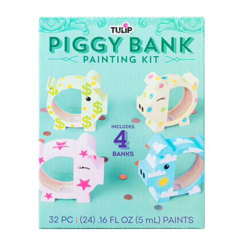 Picture of 49644 Tulip Wood Bank 4-Pc. Painting Kit