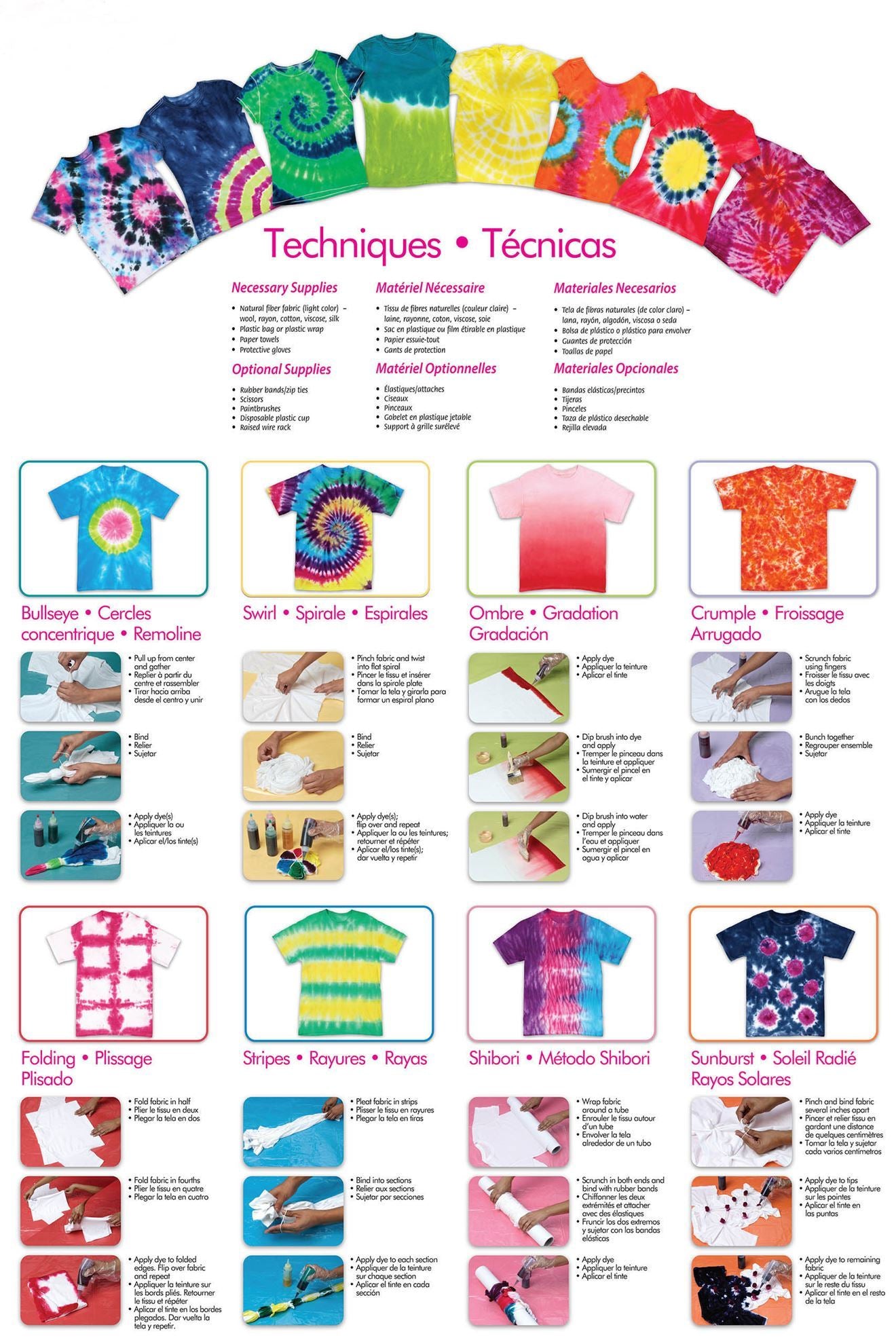 Tulip Rainbow 5-Color Tie-Dye Kit – Tulip Color Crafts tulip-rainbow-5-color-tie-dye-kit-tulip-color-crafts