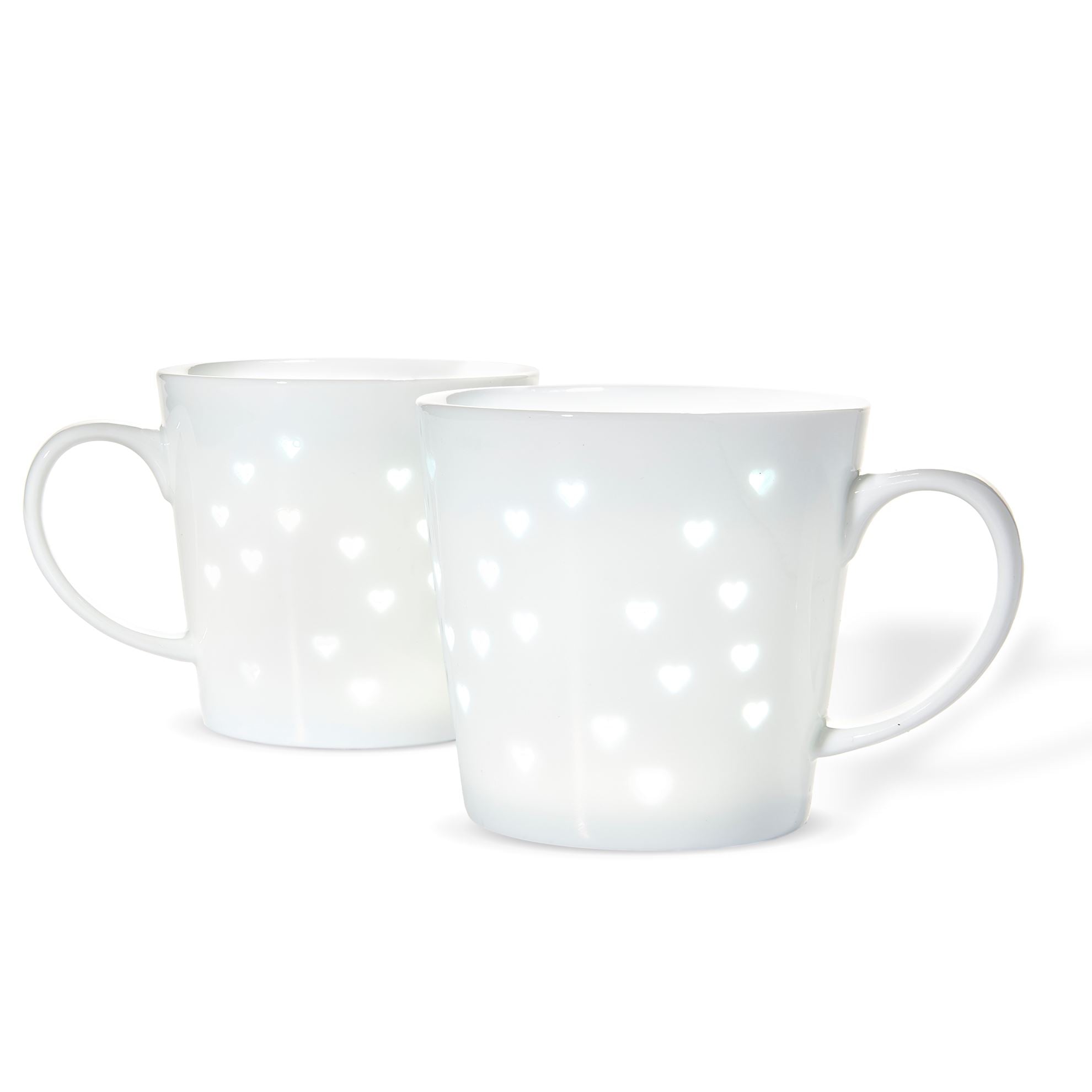 Picture of 50350 Tulip Transparent Mugs Hearts 2 Pack